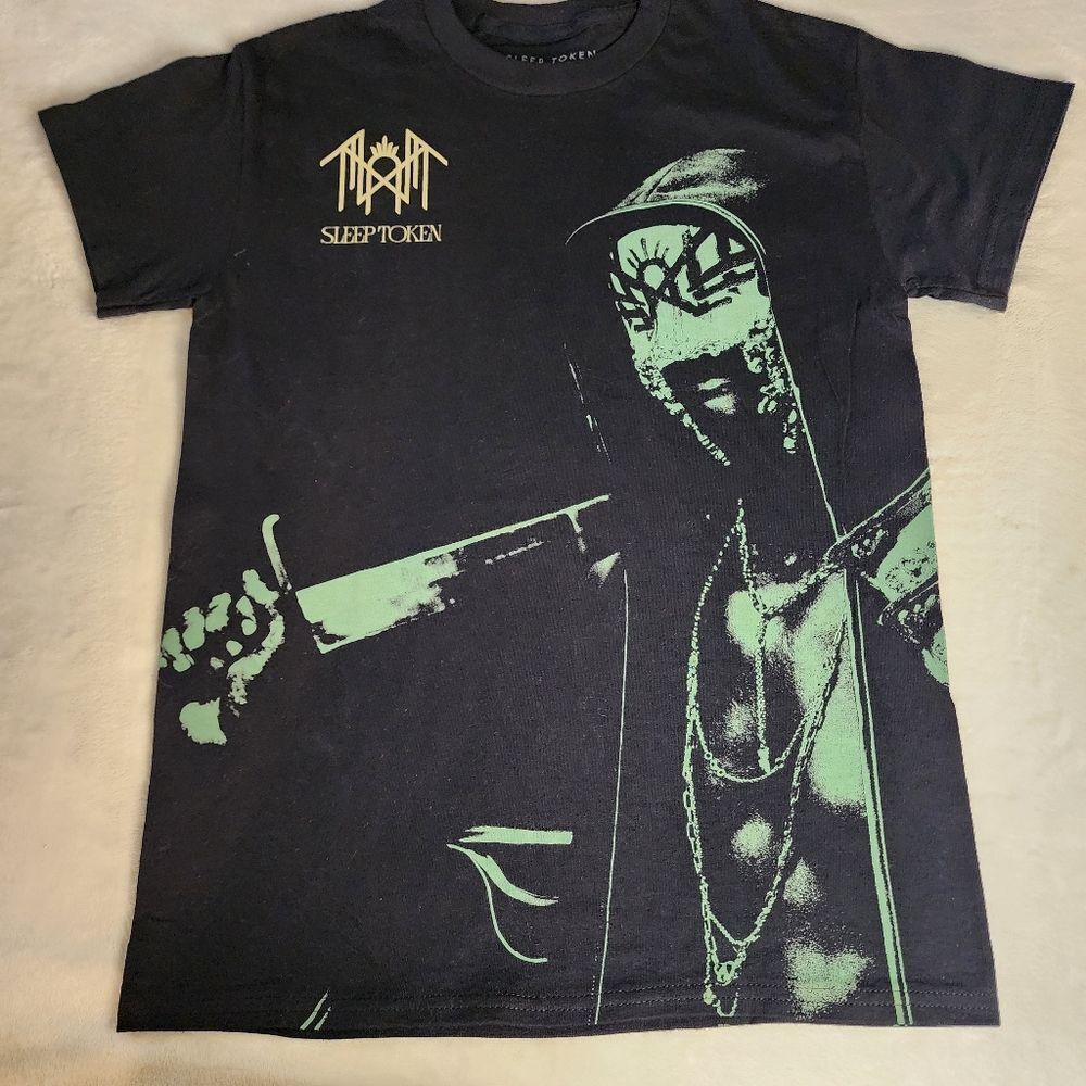 Sleep Token Black Tshirt With Graphics New Without Tags